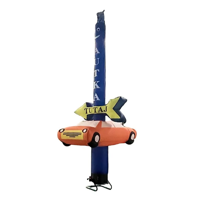 Inflatable Dancing Model with Car Directional Arrow Sign